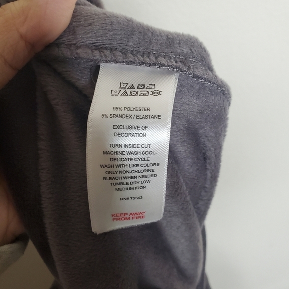 House Of Harlow 1960 x Nicole Richie Y2K Gray Velour Velvet Jogger Sweatpants - Picture 8 of 8